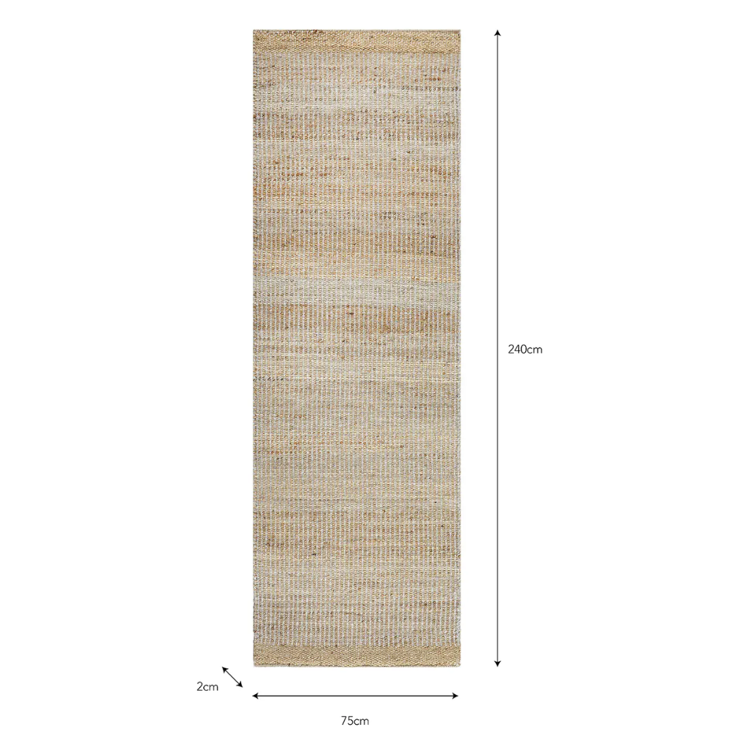 Wool &amp; jute Mix Rug - 3 sizes