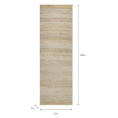 Wool &amp; jute Mix Rug - 3 sizes