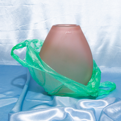 Medium Matted Glass Vase in 3 Colours