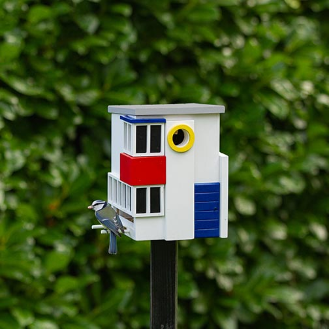 Flat Roof Dual Combo Bird Feeder & Nester in 2 Colours
