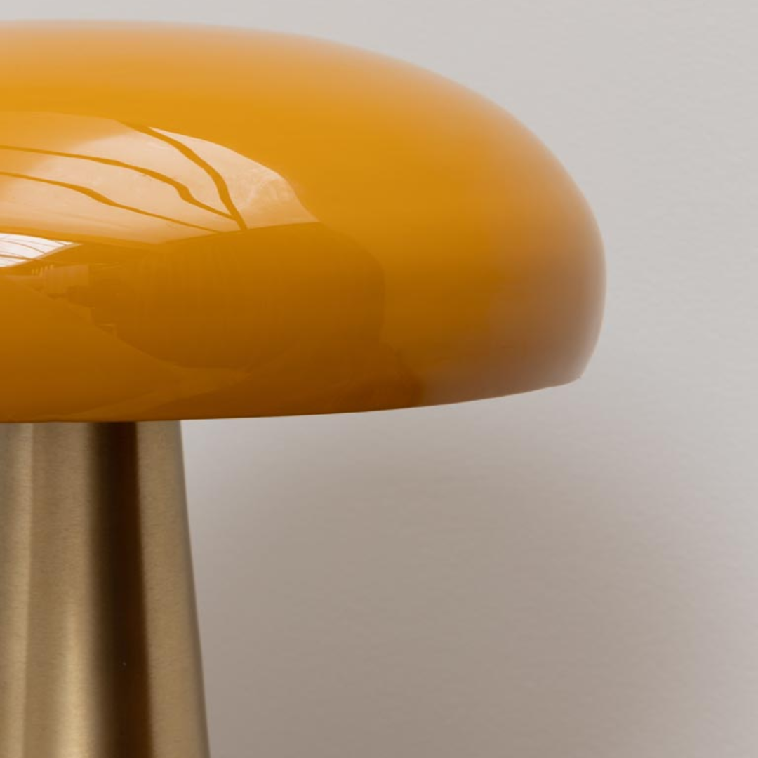 Gold Mushroom Table Lamp