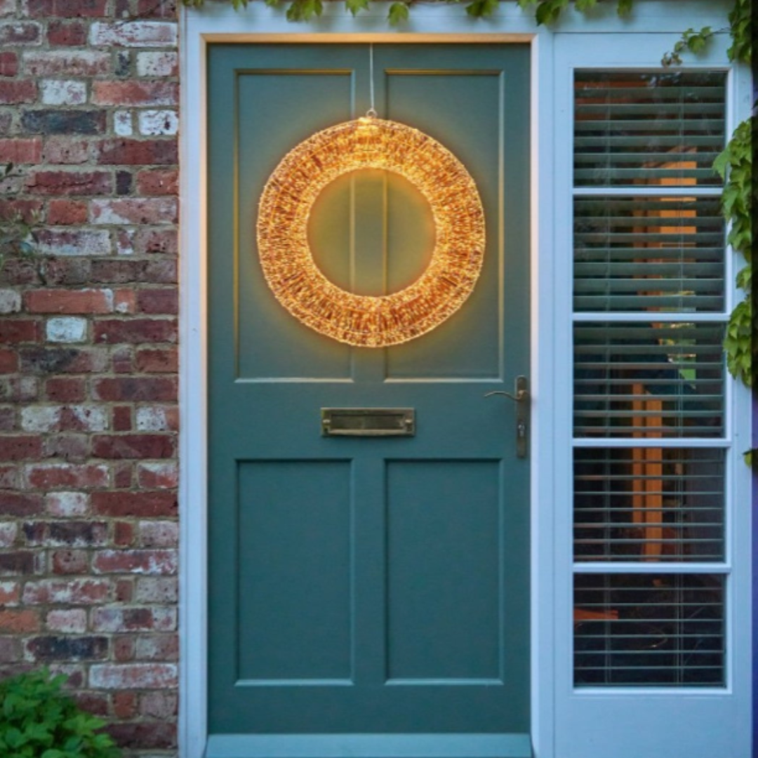 LED Copper Wreath in 2 Sizes