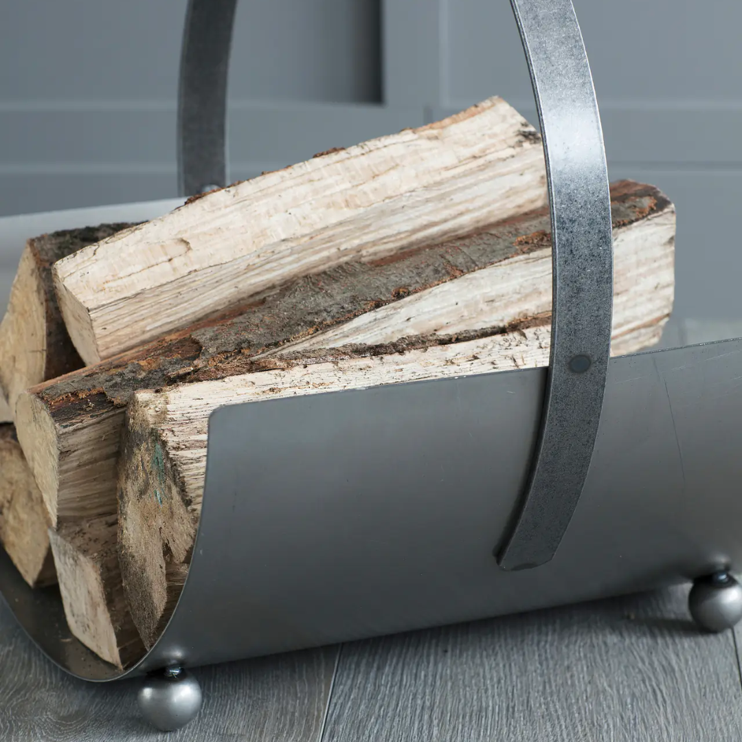 Small Steel Log Holder