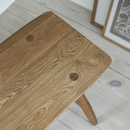 Oiled Oak Stool
