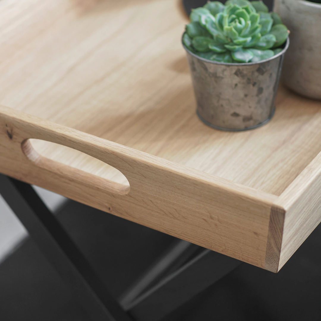 Butlers Side Tray Table in Carbon