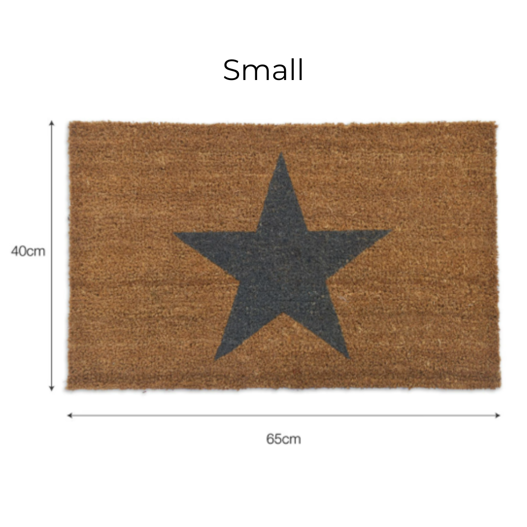 Coir Doormat with 1 Star - 2 sizes