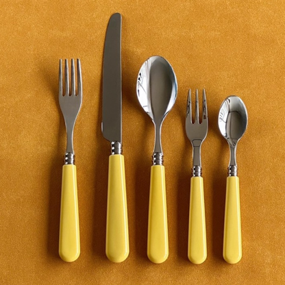 Yellow Cutlery Set