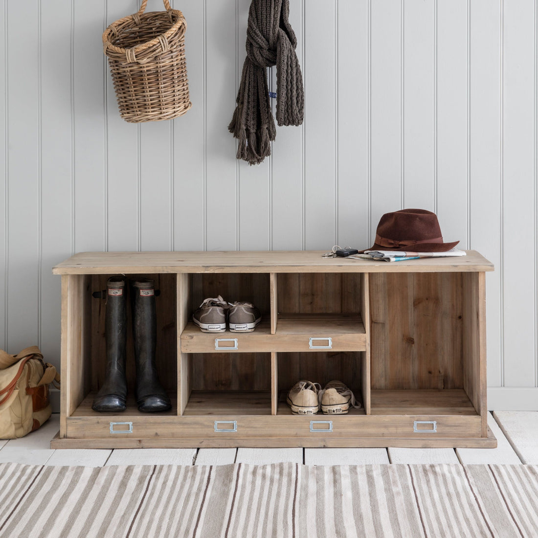 Boot and Shoe Storage Locker in Spruce