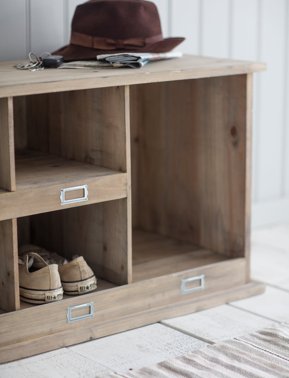 Storage locker for welly boots