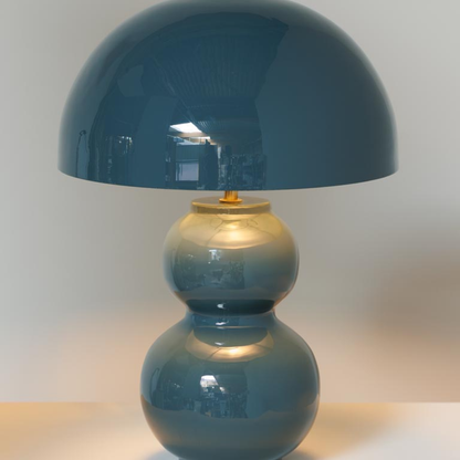 Lacquered Bulb Table Lamp in 2 Colours