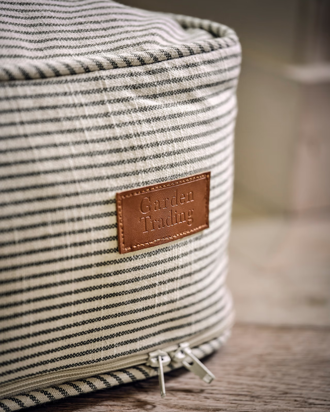 Striped Rectangular Pet Cushion with Handle