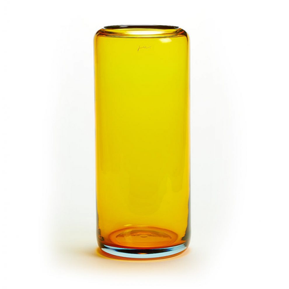 Tall Glass Hurricane Vase in 7 Colours