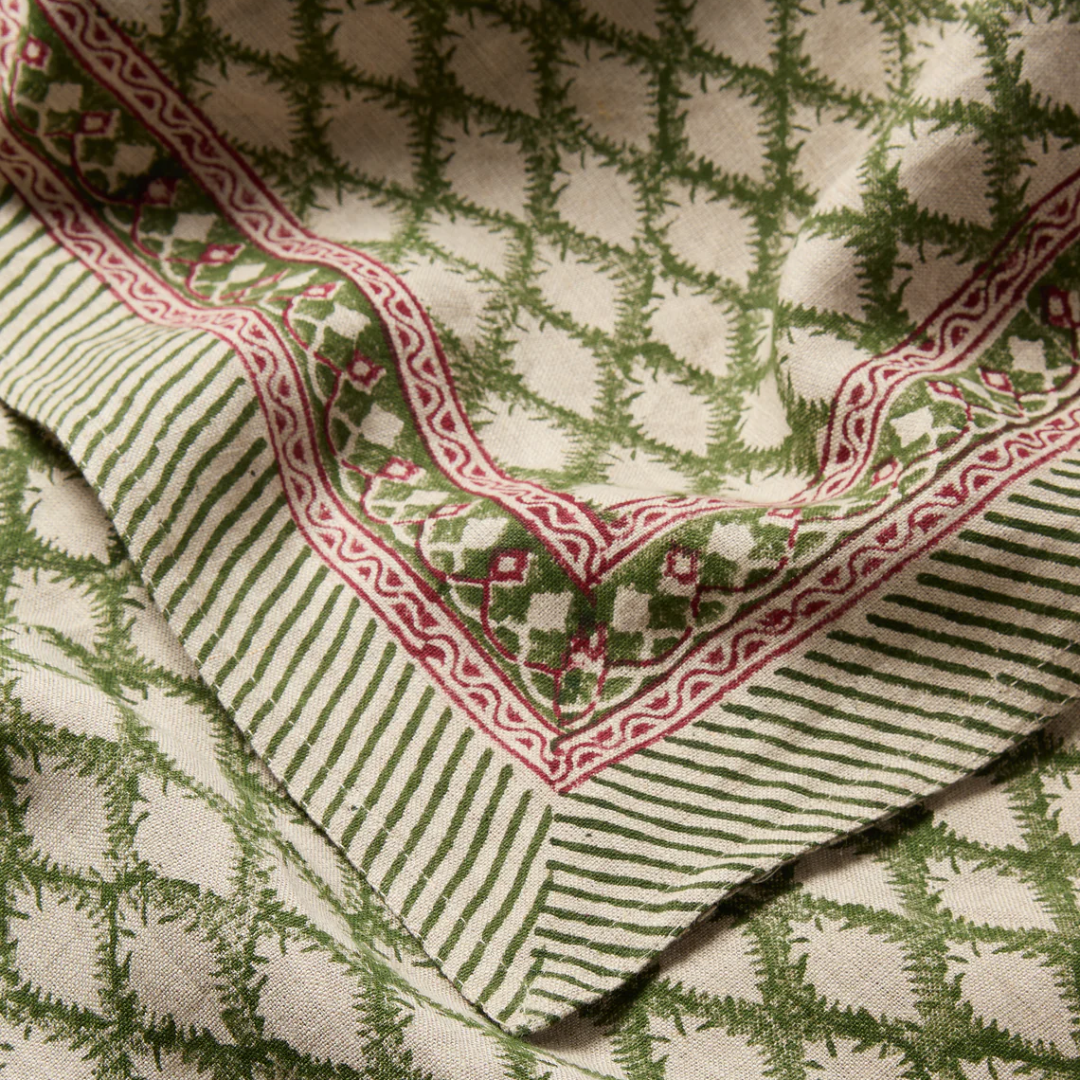 Green Cypress Tablecloth in 2 Sizes