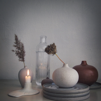 Sand Light Bari Ceramic Vase in 3 Sizes