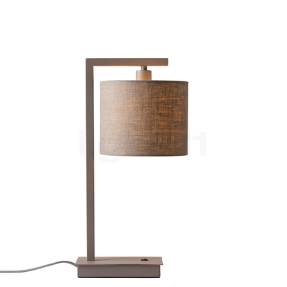 Sand Table Lamp with Linen Shade in 2 Colours