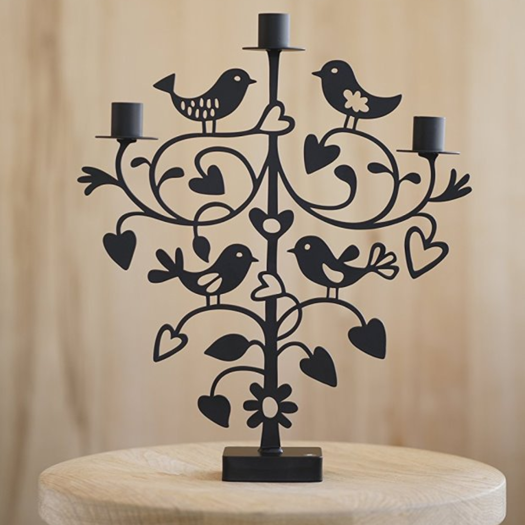 Iron Candle Holder in 2 Designs