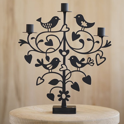 Iron Candle Holder in 2 Designs