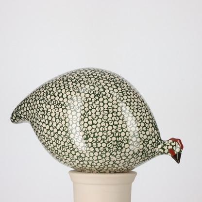White Speckled Green Duck Guinea Fowl