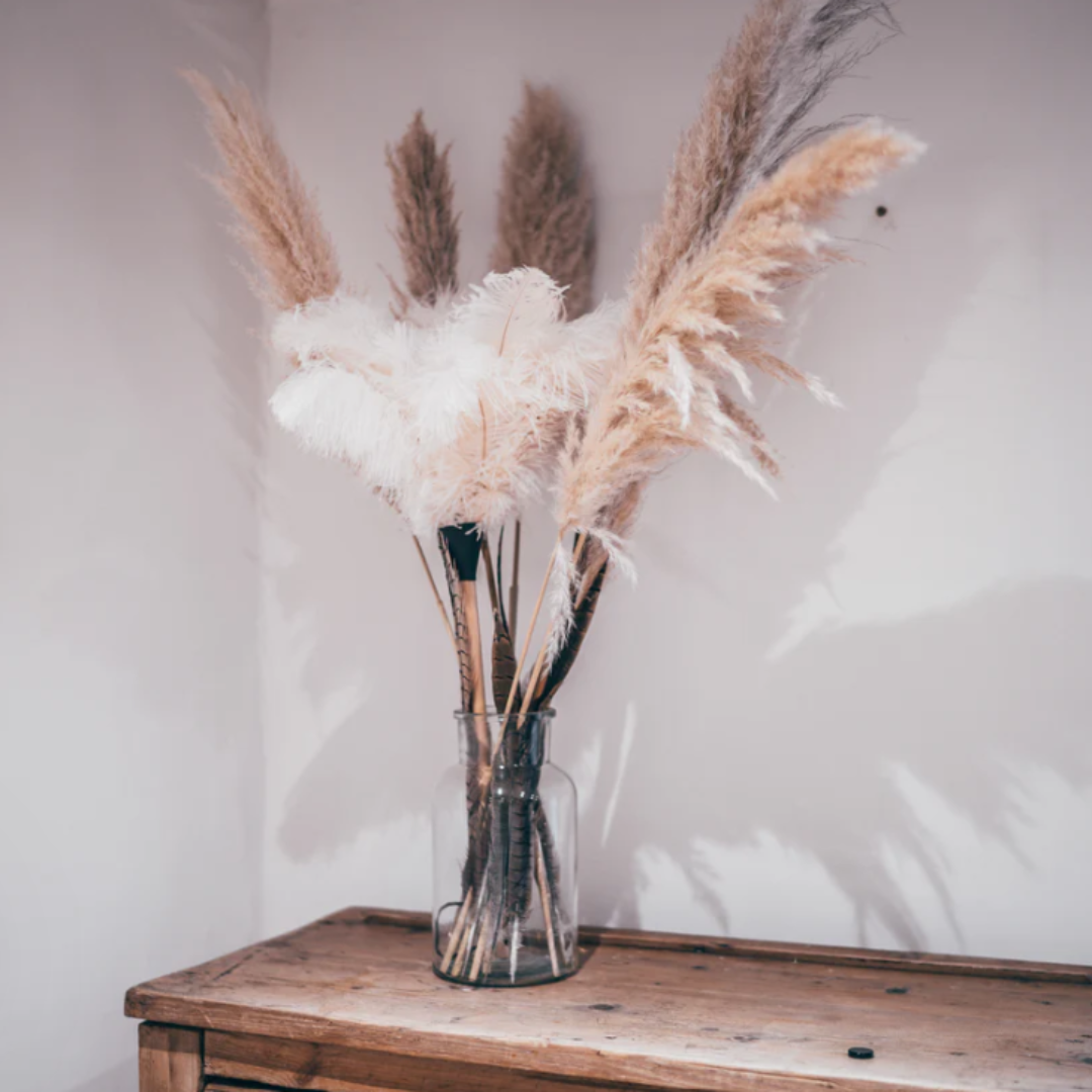 White Ostrich Feather Duster in 2 Sizes