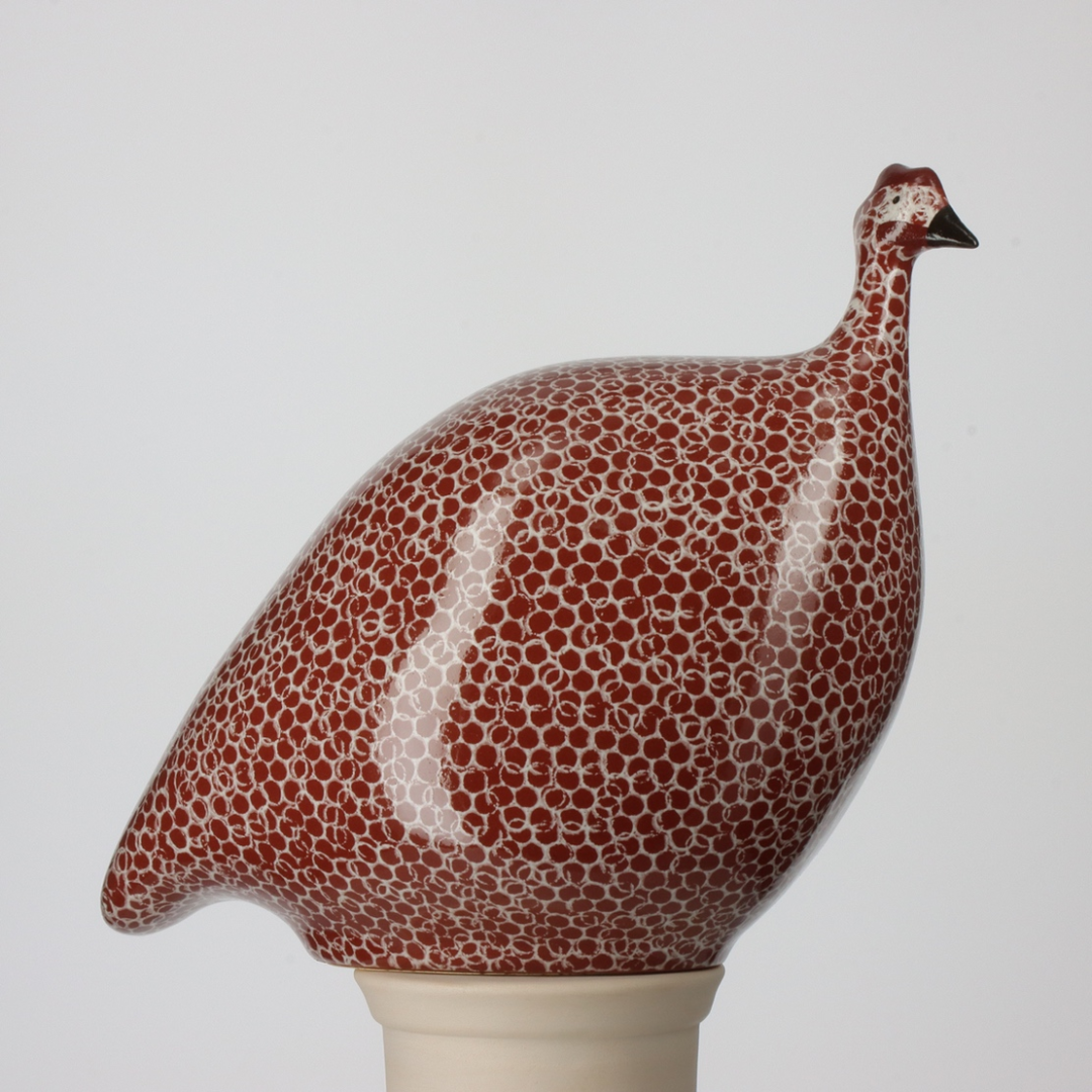 Bordeaux Speckled White Guinea Fowl