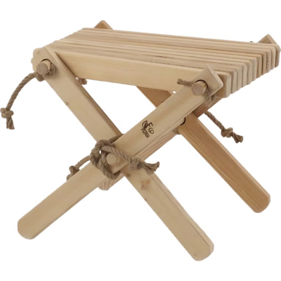 Larch Eco Footstool / Side Table