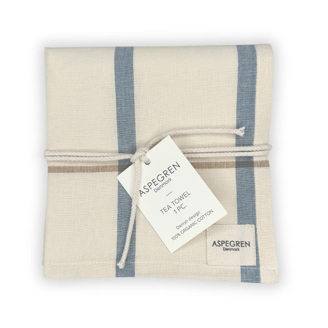 Sea Kale Tea Towel &amp; Dishcloth Gift Set of 3