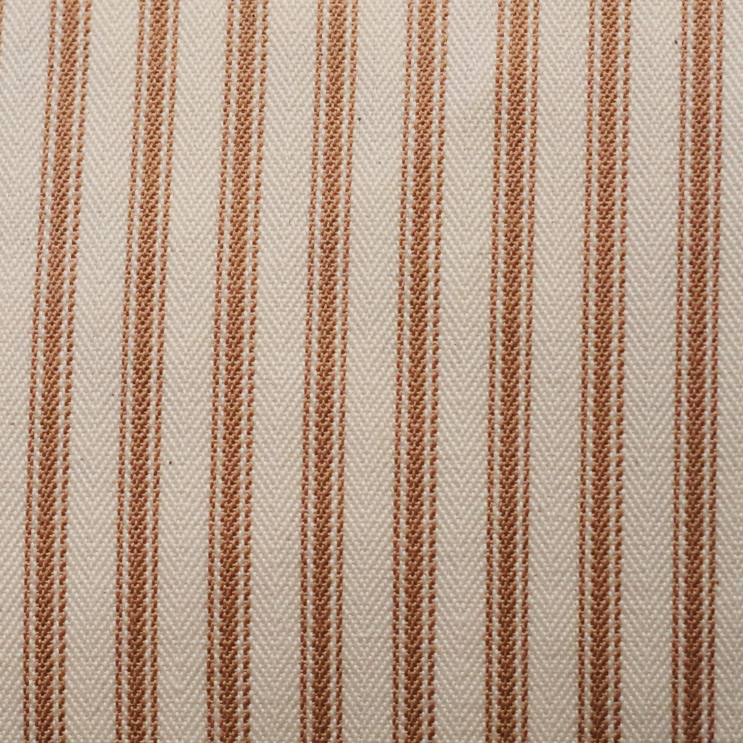 Ticking Stripe Powder Ian Mankin Cushion 50 x 35cm