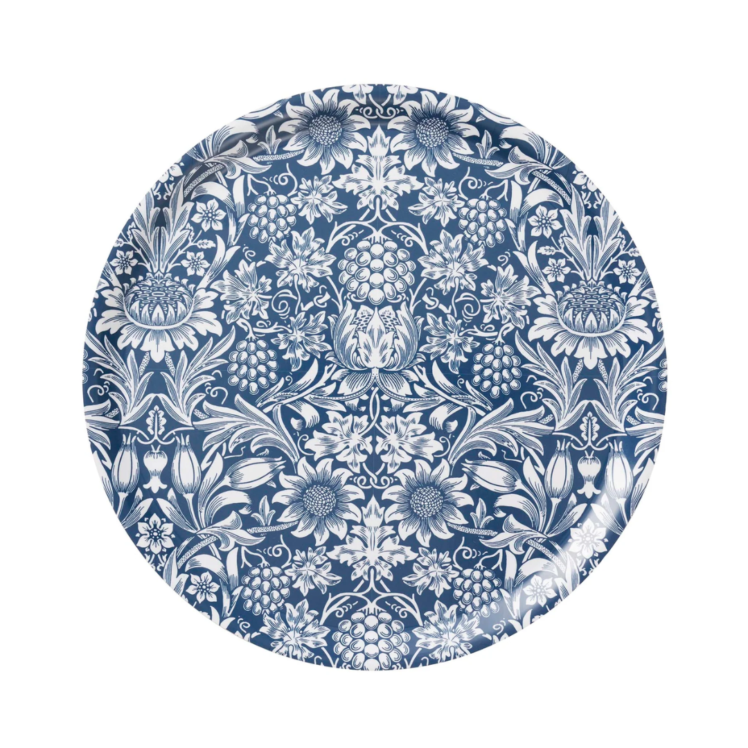 Dark Denim Sunflower Tray in 2 Sizes