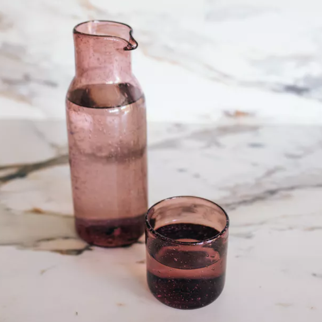 Glass Carafe in 5 Colours