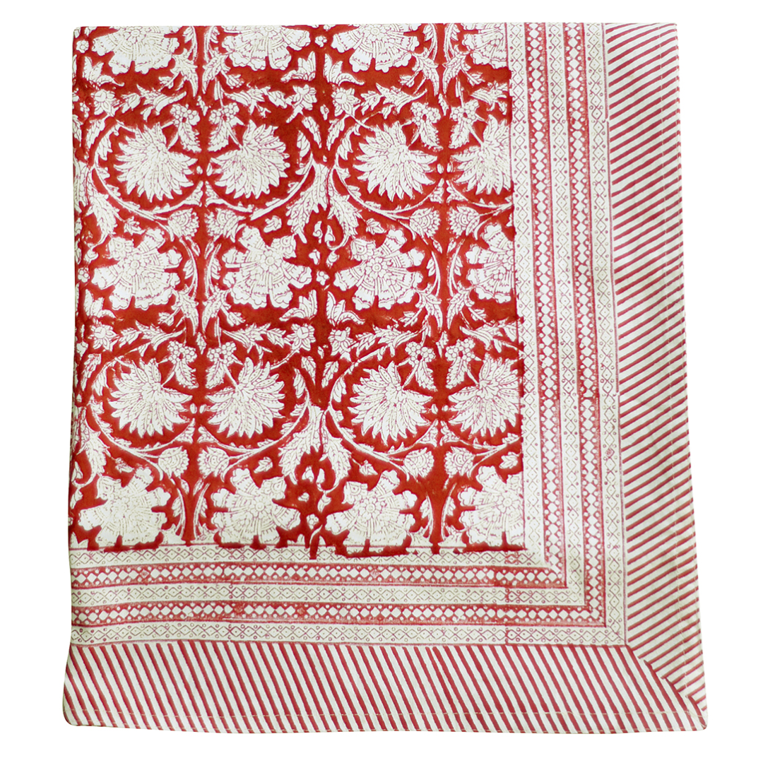 Red Paradise Tablecloth in 2 Sizes