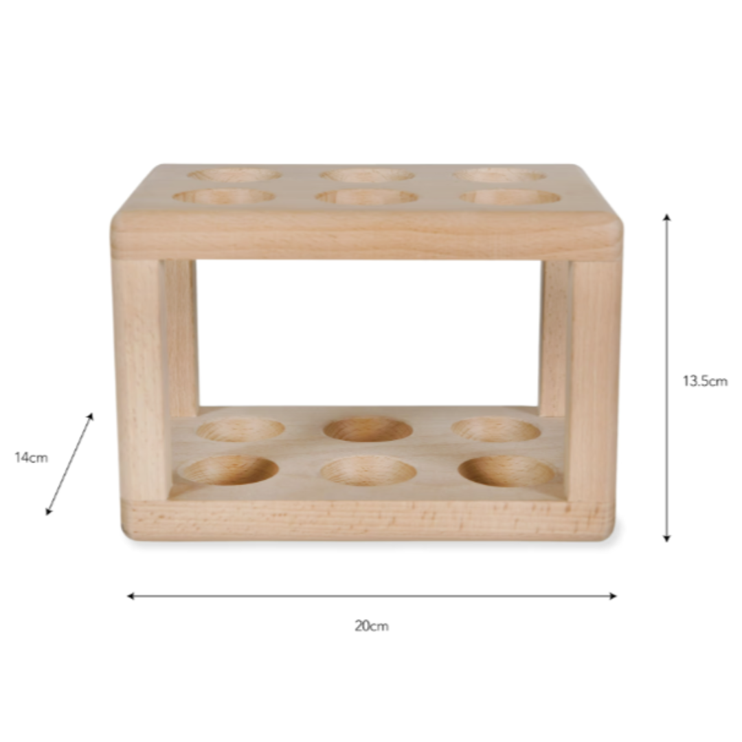 Wood Egg Rack Holder