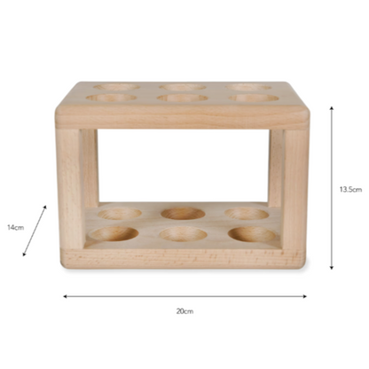 Wood Egg Rack Holder