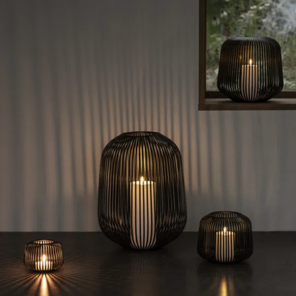 Black Elegant Lantern in 2 Sizes