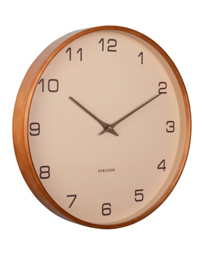 Acento Wall Clock in 2 Colours