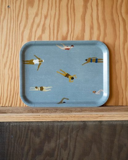 Blue Swimmers Tray in 3 Sizes