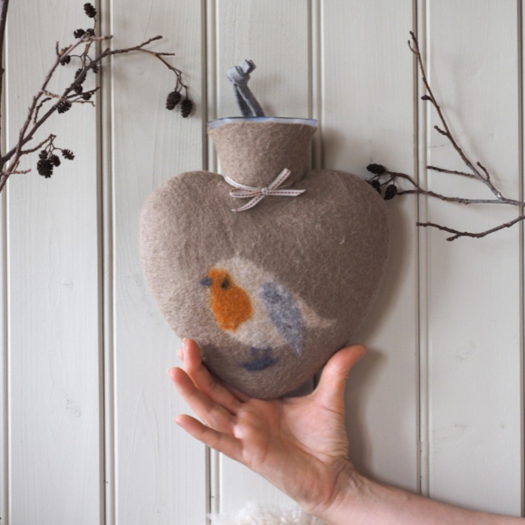 Robin Hot Water Bottle in 3 Colours