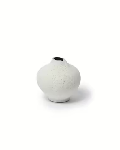 Sand White Light Line Vase in 2 Sizes