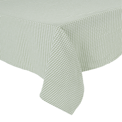Gingham Piana Tablecloth 160 x 250cm in 2 colours