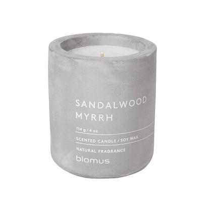 Sandalwood and Myrrh Scented Candle in 2 Sizes