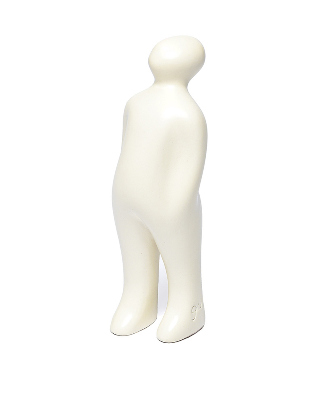 White Ceramic Figure in 2 Sizes