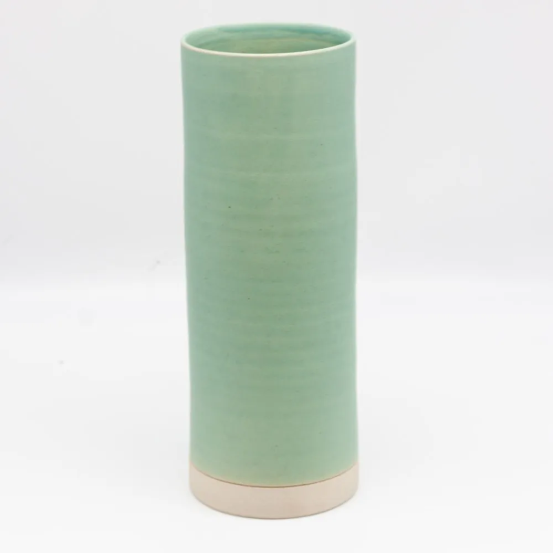 Ceramic Large Straight Vase in 5 Colours