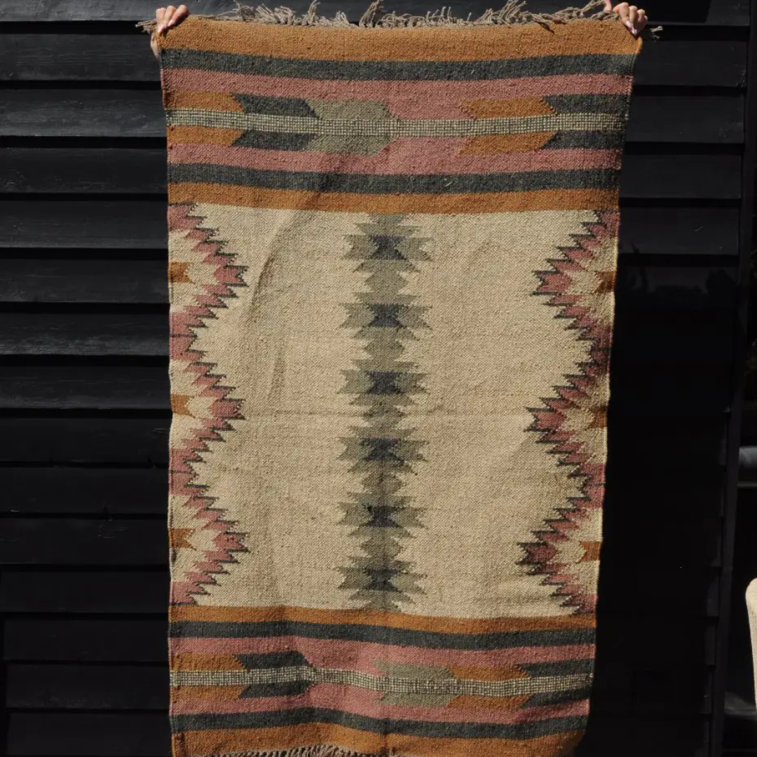 Kilim Rug Tribal Three in 2 Sizes