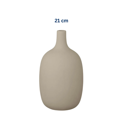 Indian Tan Ceramic Vase in 2 Sizes