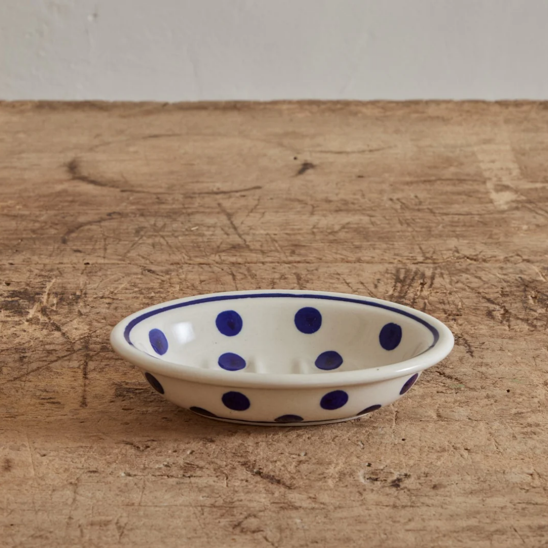 Oval Ceramic Soap Dish in 4 Patterns