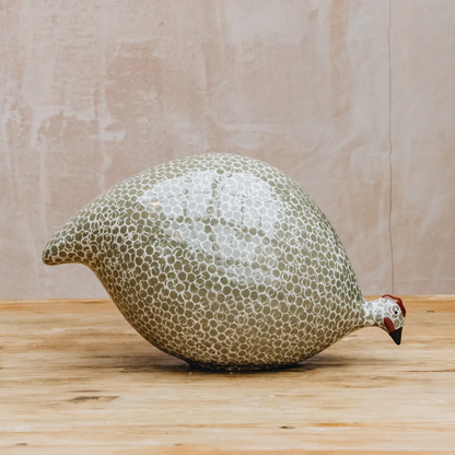 Grey Speckled White Guinea Fowl