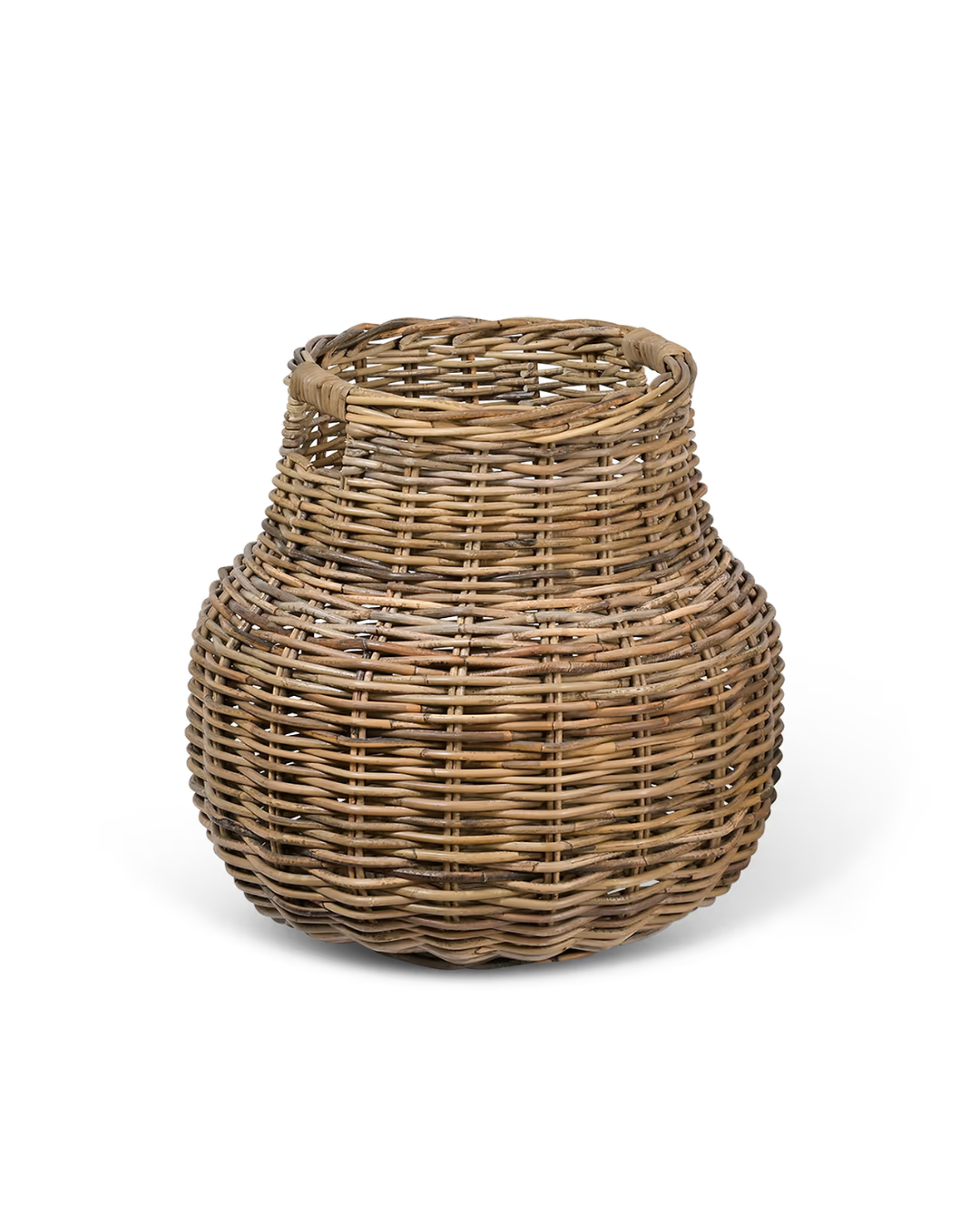 Rattan Round Storage Basket Small