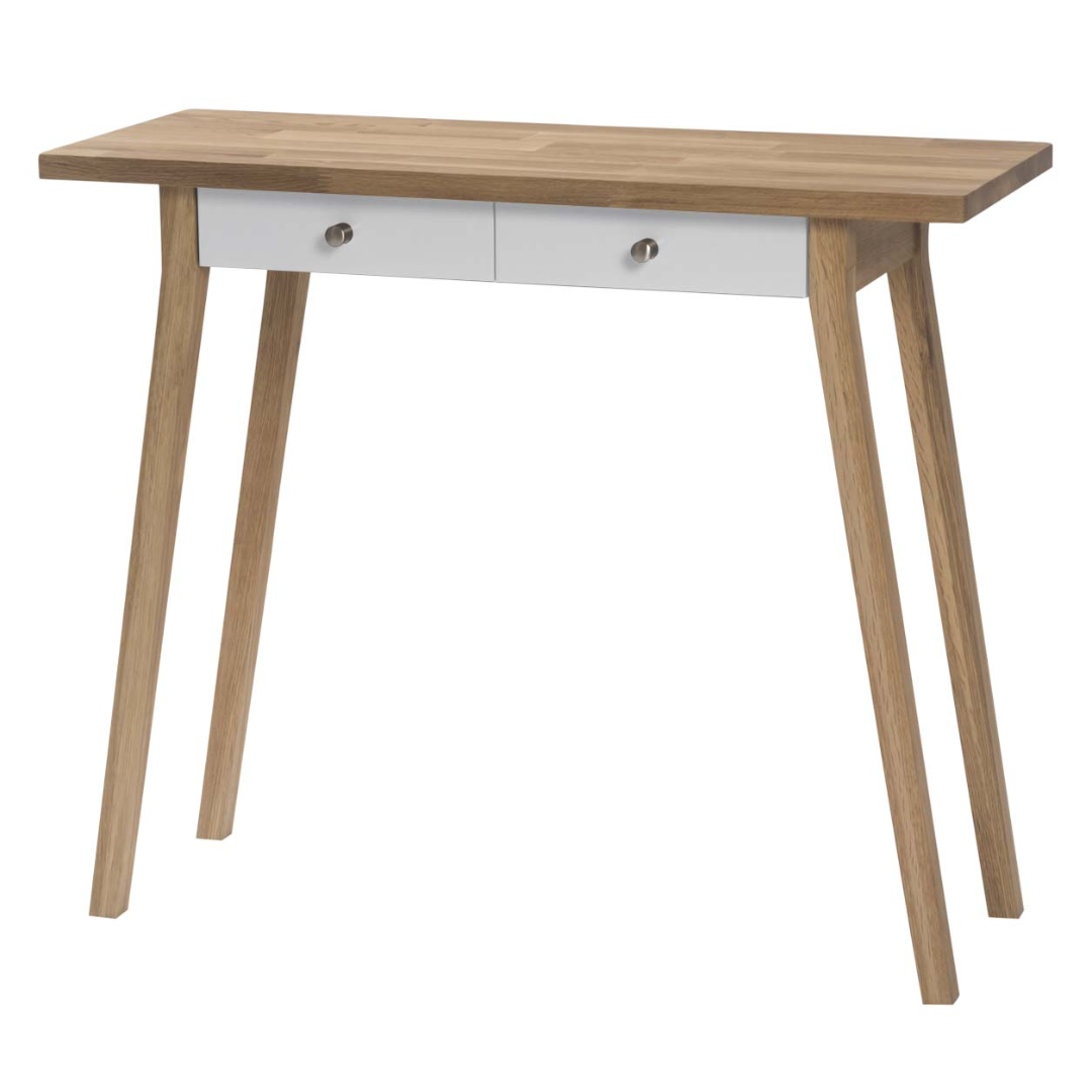 Classic Oak Hall Console Table in Three Styles