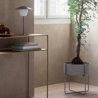 Grey Round Plant Stand in 2 Sizes