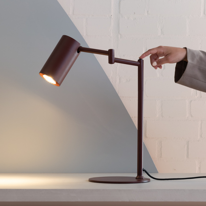 Burgundy Bilbao Table Lamp