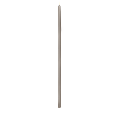 Sandstone Extra Tall Smooth Taper Candles in 2 Sizes